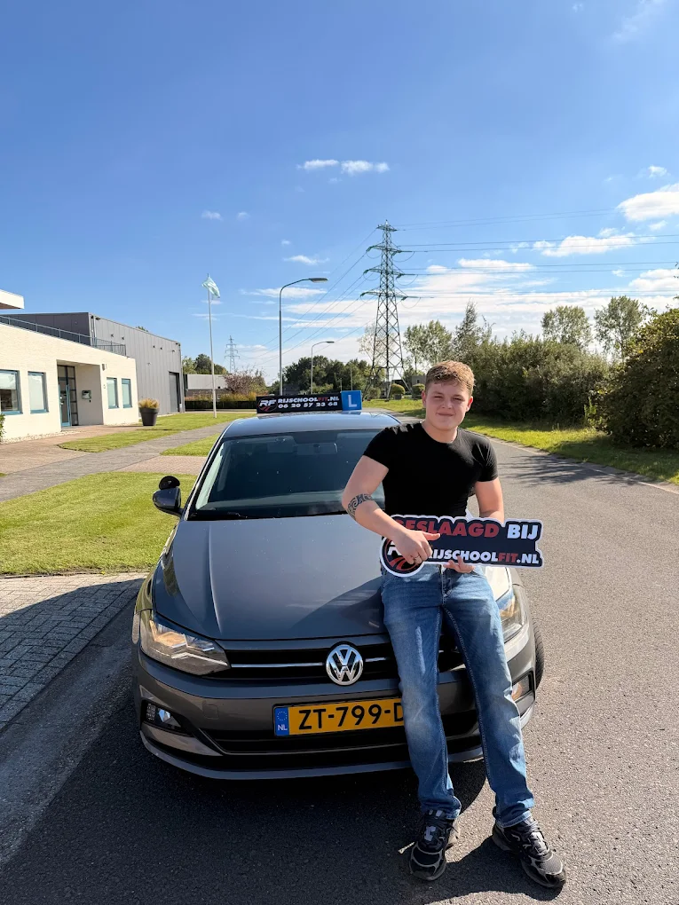 Geslaagde leerling Rijschool Fit